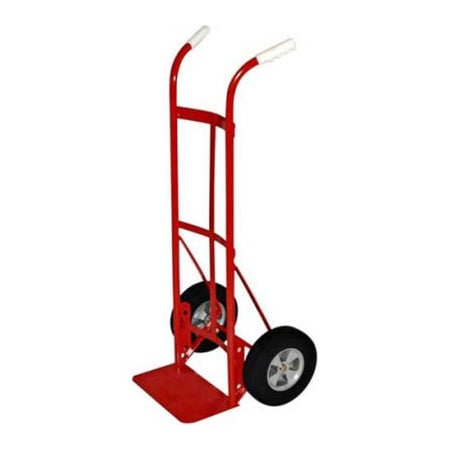 Milwaukee Hand Trucks Milwaukee Hand Truck 47132 - Dual Handle - Solid Rubber Wheels - 800 Lb. Capacity - Red 47132